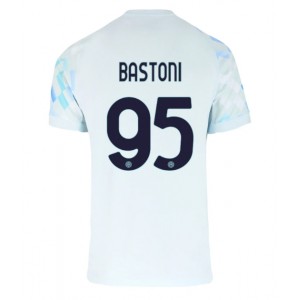 Fotbalové Dres Inter Milan Alessandro Bastoni #95 Venkovní Oblečení 2025-26 Krátký Rukáv